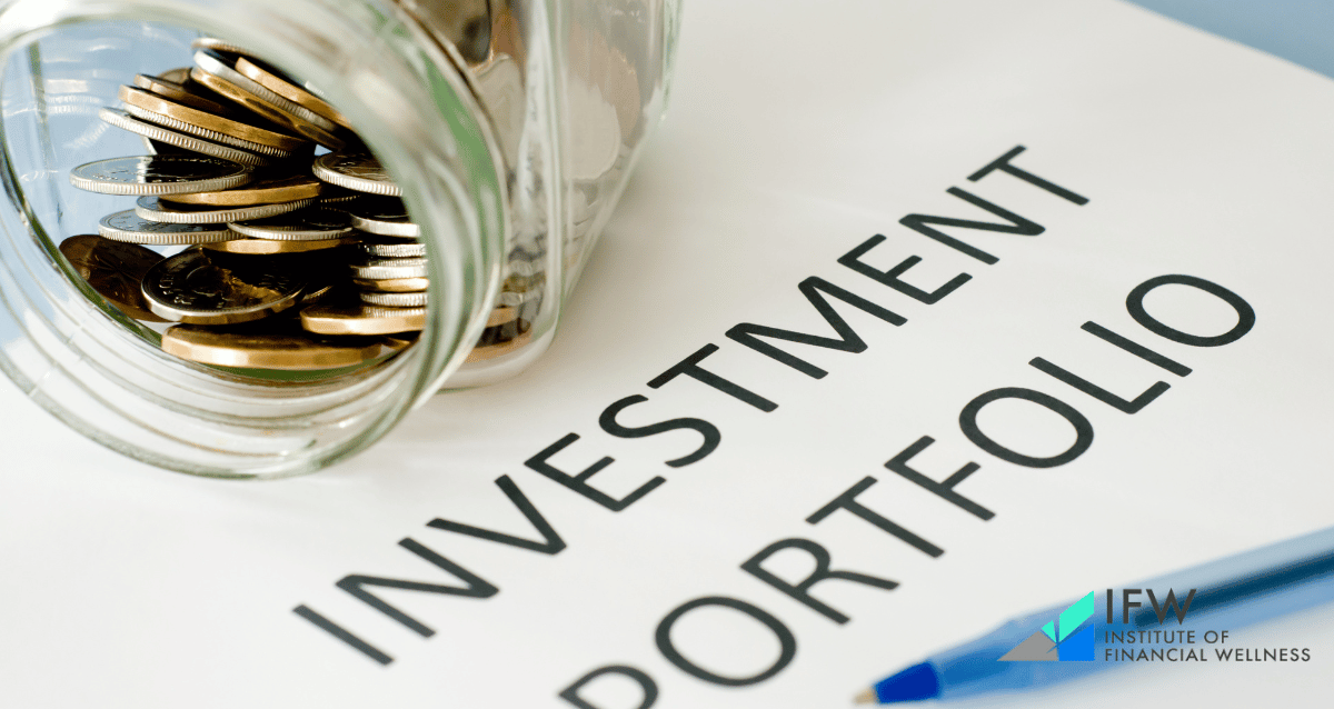 A person rebalancing their investment portfolio