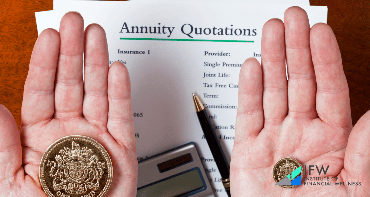 A graph showing the fees and charges associated with retirement annuities