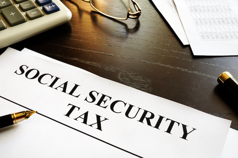 Papers with title social security tax.