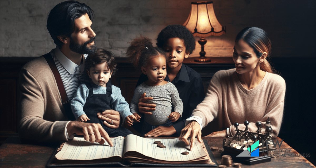A family discussing estate planning with a financial advisor