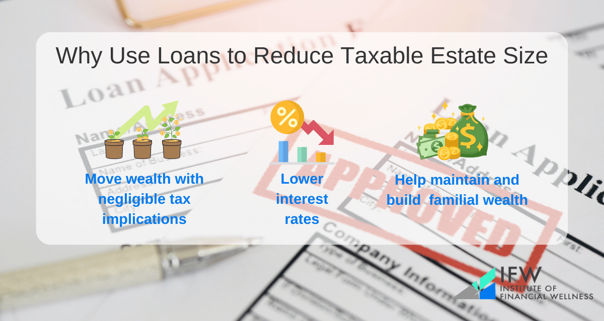 Why use loans to reduce taxable estate size